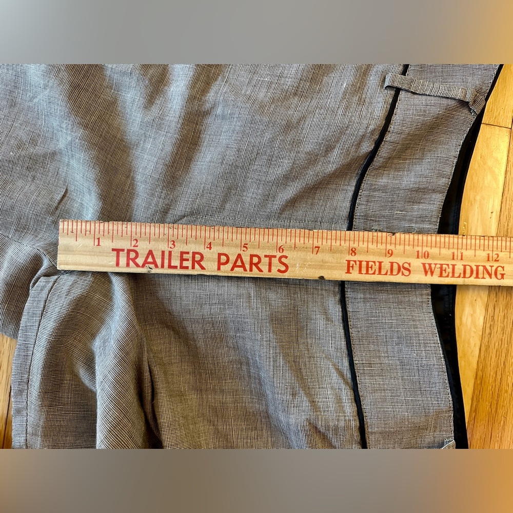 White House Black Market women’s linen blend wide leg trousers size 12 NWT - Picture 6 of 11
